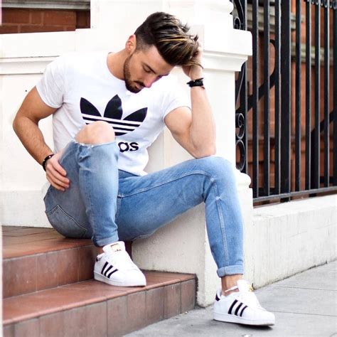 adidas superstar outfit men's.